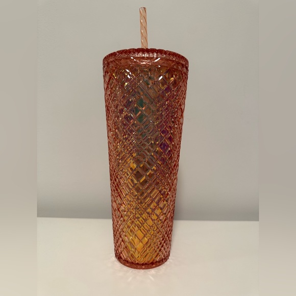 Starbucks coral jewelled cup - Picture 2 of 5